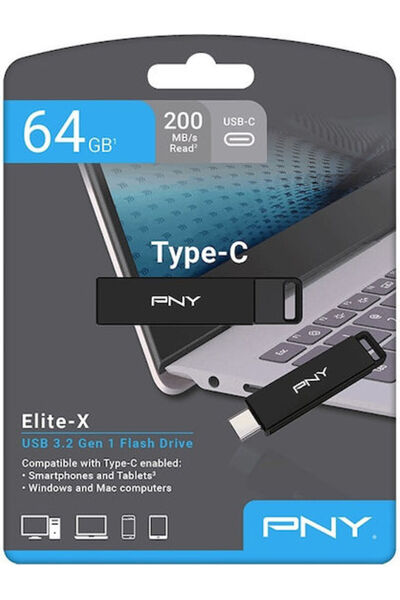 PNY 64GB USB 3.2 Στικάκι Μαύρο