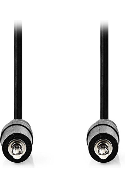 Nedis Καλώδιο Ήχου 3.5mm Αρσενικό - 3.5mm Αρσενικό Μαύρο 1.5μ με Επιχρυσωμένα...