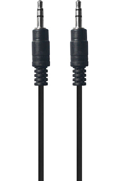 POWERTECH Καλώδιο Jack 3.5mm Αρσενικό - Αρσενικό 3.5mm Μαύρο 1.5μ με επιχρυσω...