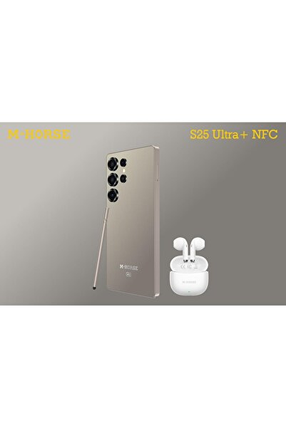 M HORSE جوال M-HORSE S25 Ultra Plus بأداء سلس مع شاشة 6.6 بوصة HD+، معالج ثما...