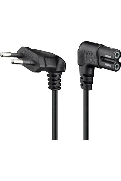 goobay Καλώδιο Euro - IEC C7 0,5μ Μαύρο (56588)