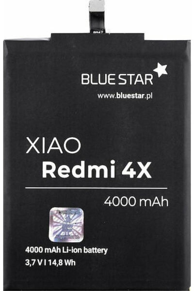 Blue Συμβατή ανταλλακτική μπαταρία Star 4000mAh για Redmi 3