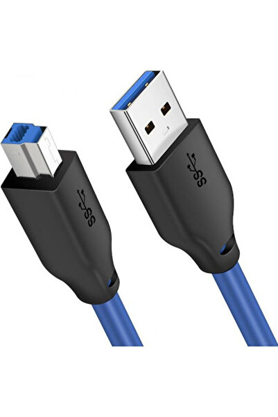 Cabletime Καλώδιο USB 3.0 2μ A-αρσενικό σε B-αρσενικό Μπλε (CT-C160-U3-AMBM-BL2)