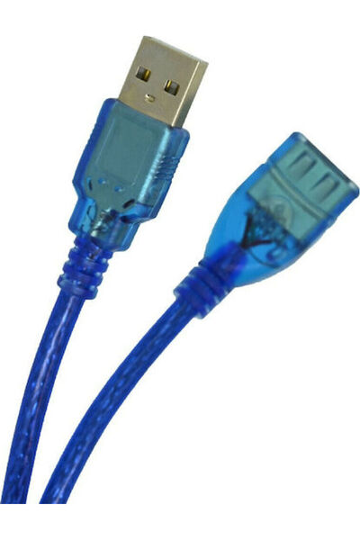Other Ancus 5μ Καλώδιο USB 2.0 Αρσενικό Α σε Θηλυκό Α Μπλε