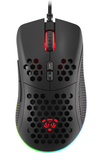 Genesis Κρίπτρον 555 RGB Ποντίκι Gaming 8000 DPI Μαύρο