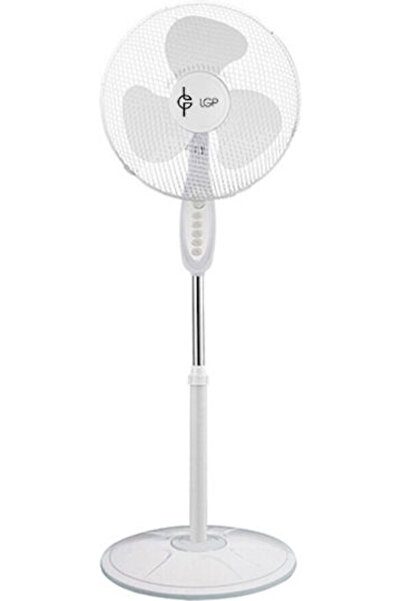 Lamtech Ανεμιστήρας βάθρου 45W 40εκ. διάμετρος Λευκός Κωδικός: LAM113560