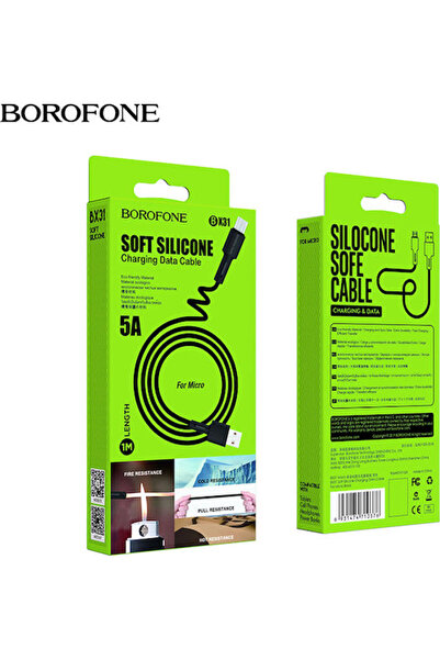 Borofone BX31 1μ Κανονικό Καλώδιο USB 2.0 σε micro USB