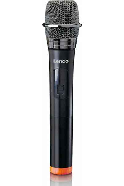 Lenco MCW-011BK Ασύρματο Δυναμικό Μικρόφωνο Χειροποίητο για Φωνητικά