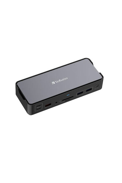 Verbatim Σταθμός σύνδεσης USB-C με HDMI/DisplayPort 4K, PD, Ethernet και υποσ...