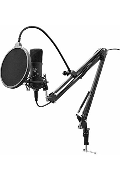white shark DSM-01 Πυκνωτικό Μικρόφωνο XLR με Αντικραδασμική Βάση για Στούντιο