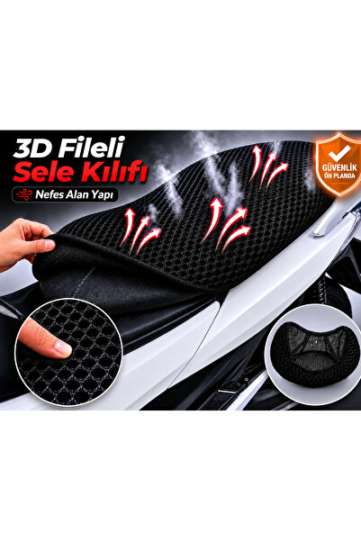 Vi Caro Husa scaunului motocicletei Arora Prime 50 Husa scaunului din plasa 3...