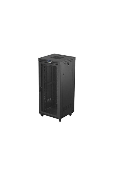 Lanberg Ερμάριο Rack 19 " Αυτόνομο 37U/800x800, Διάτρητη Πόρτα, LCD (Μαύρο)