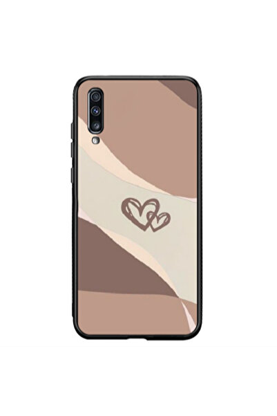 Other Samsung A70 Mini Hearts Black Glossy Θήκη