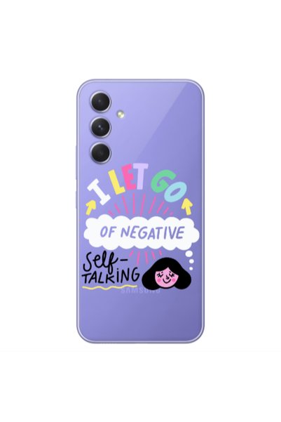 Other Samsung A54 Let go Self talking Transparent Silicone TPU Θήκη