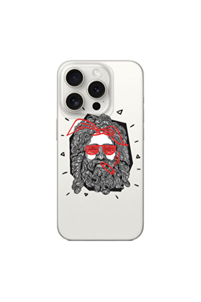 Other Apple iPhone 15 Pro Cool glasses Transparent Silicone TPU Θήκη