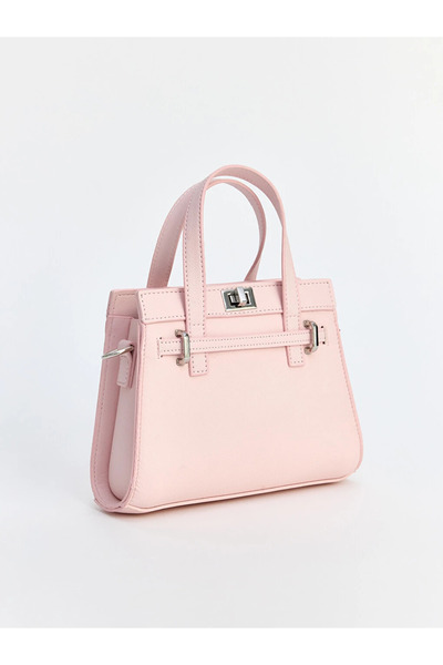 LC Waikiki Pink Leather Look Women's Shoulder Bag