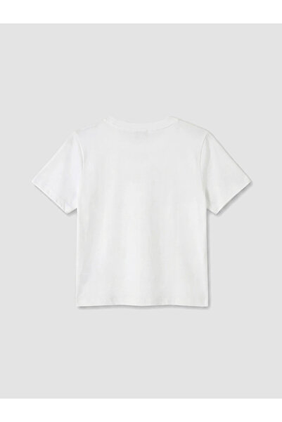 LC Waikiki White Laguna Beach Printed Women's T-Shirt