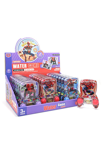 Marsilyan Spider-Man Printed Water Game - Water Game with Glitter Horn Consol...