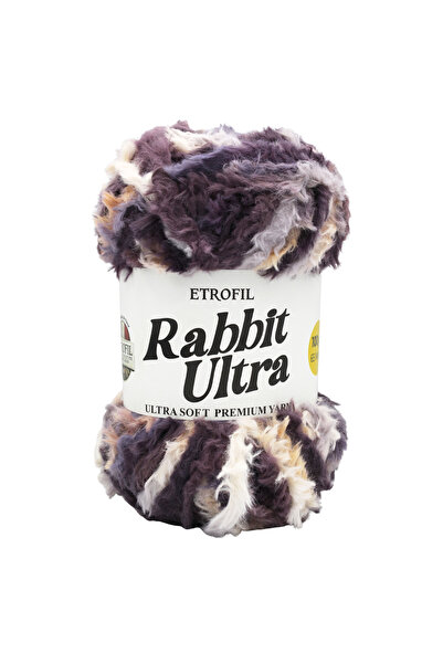 Etrofil Rabbit Ultra Knitting Yarn Smoke Gray 100% Polyester 100g 65m (T054)