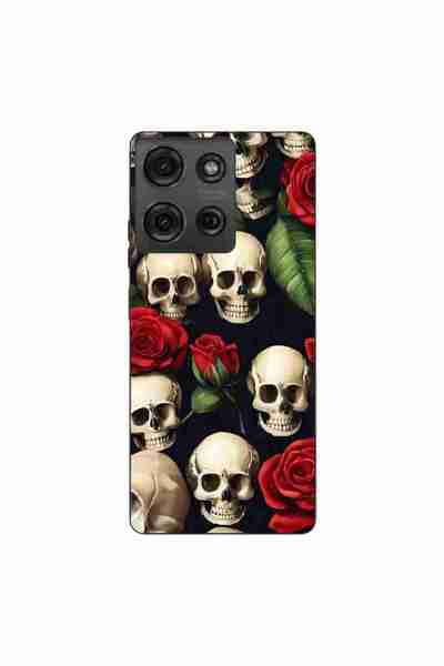 OEM Case compatible with Motorola Moto G75 Silicon Gel Tpu Pattern Skulls and...