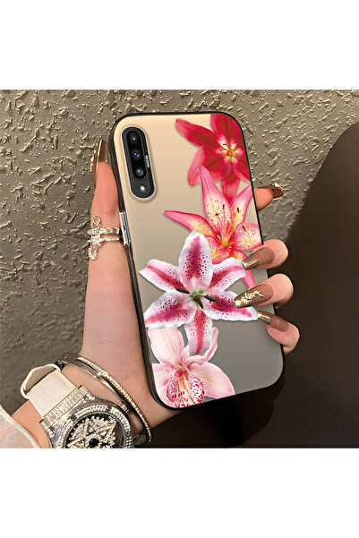 SLIMFELT Samsung Galaxy A50/A50S/A30S Uyumlu Güzel Çiçek Baskılı, Sade ve Şık...