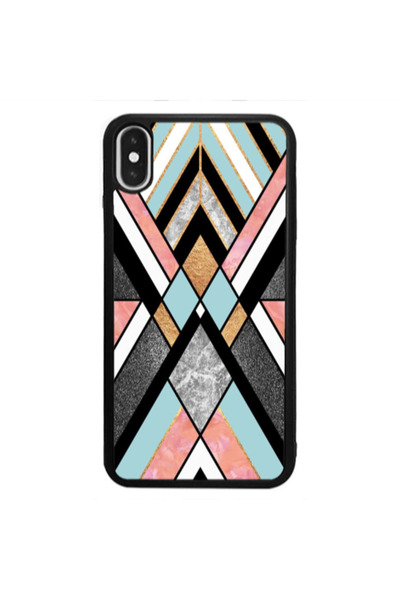 Other Apple iPhone Xs marble mix Black Glossy Θήκη