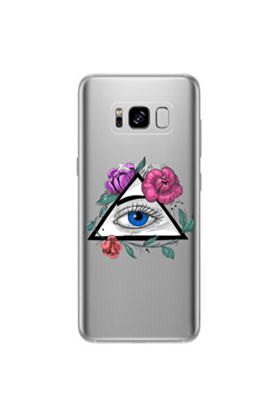 Other Samsung S8 Plus Eye and flower Transparent Silicone TPU Θήκη