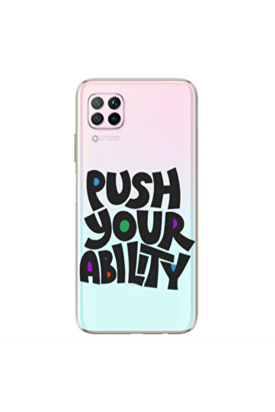 Other Huawei P40 Lite Push Your Ability Transparent Silicone TPU Θήκη