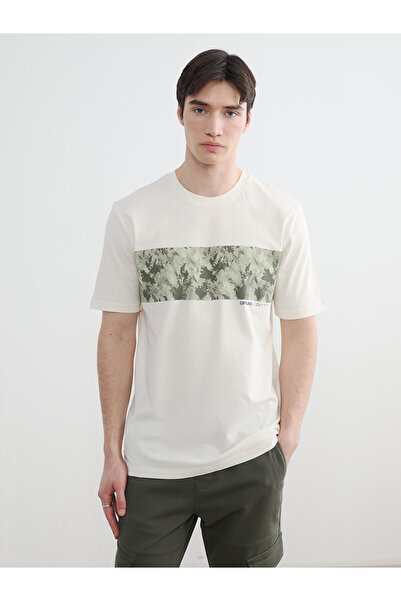 LC Waikiki Vizyon New Season Crew Neck Printed Men's T-Shirt