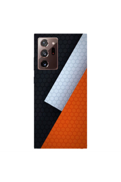 Other Samsung Note 20 Ultra Coated hexagon Transparent Silicone TPU Θήκη