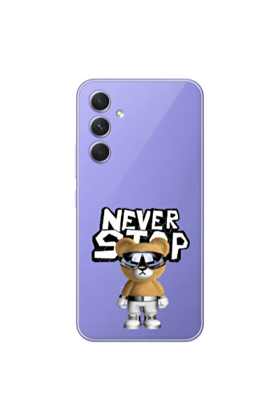 Other Samsung A56 Never stop Transparent Silicone TPU Θήκη