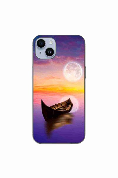 OEM Husa compatibila cu Apple iPhone 14 Plus Silicon Gel Tpu Model Moonlit Se...