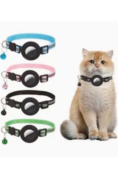 Unbranded/Generic AirTag Cat Collar with Holder – Adjustable Breakaway Safety...