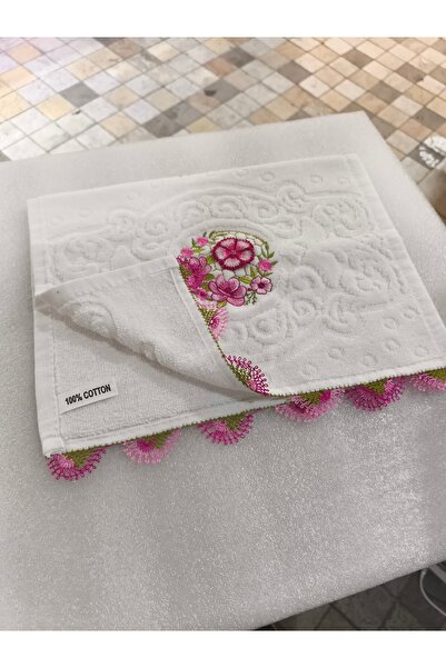 Sert İğne oyalı mutfak havlusu 35×50 cm