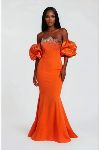 Vanni Couture Rochie Orange Intensa