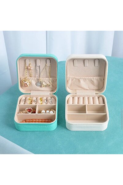 Awanimas Luxury Accessory Storage Case Square Jewelry Travel Box