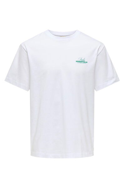 Only & Sons Men's Printed Relaxed Fit T-Shirt - Fred