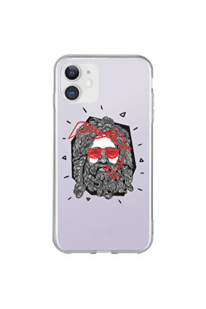Other Apple iPhone 12 Cool glasses Transparent Silicone TPU Θήκη