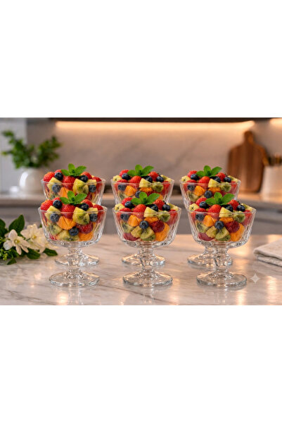Paşabahçe 6-Piece Ice Cream & Dessert & Presentation Bowl Set