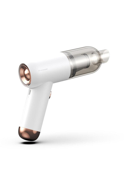 Xo Aspirator Portabil Auto/Casa CZ007, 5000mAh, Motor cu Perii, 37W, Alb