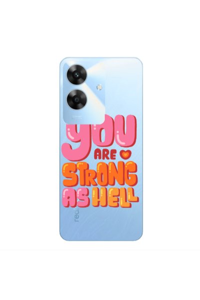 Other Realme Note 60 You are Love Strong Transparent Silicone TPU Θήκη
