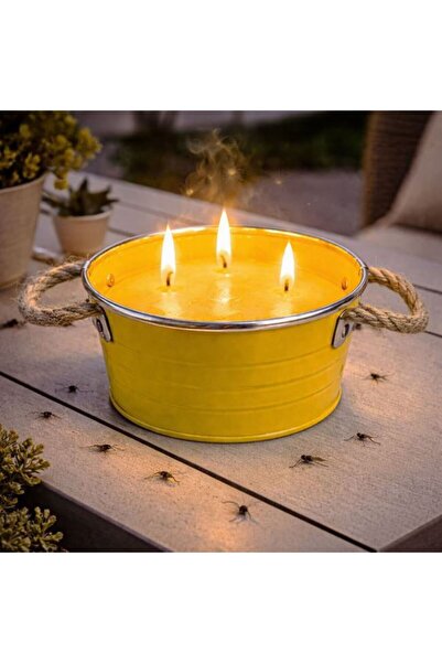 OEM Lumânare cu citronella în găleată metalică 220 g
