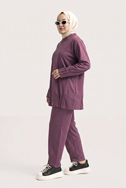 Suede Style 6484 - Set casual elegant și confortabil din țesătură modal pentr...