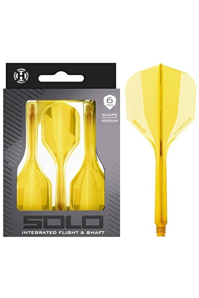 Harrows Solo Integrated Flight & Shaft İntermediate Sarı