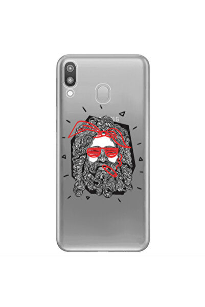 Other Samsung M20 Cool glasses Transparent Silicone TPU Θήκη