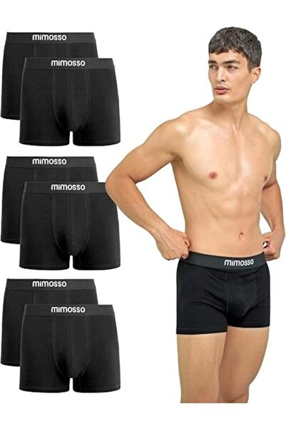 Mimosso Erkek Organik Pamuklu 6'lı Boxer