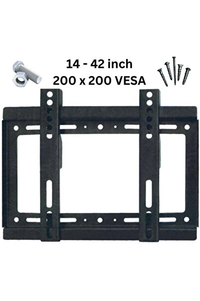 OEM Fixed wall mount for TV 14 – 42 inch, VESA up to 200 × 200 mm, safe and e...