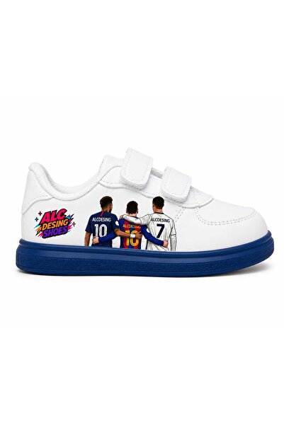 alcdesing futbol takım arkadaşları baskılı erkek çocuk spor ayakkabı sneaker