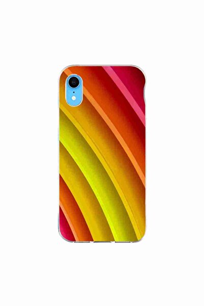 OEM Husa compatibila cu Apple iPhone XR Silicon Gel Tpu Model Abstract Stripes