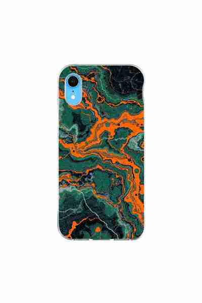 OEM Husa compatibila cu Apple iPhone XR Silicon Gel Tpu Model Soft Jade Marble